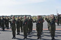 Przysięga wojskowa żołnierzy Legii Akademickiej