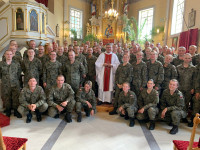 Przysięga wojskowa żołnierzy Legii Akademickiej